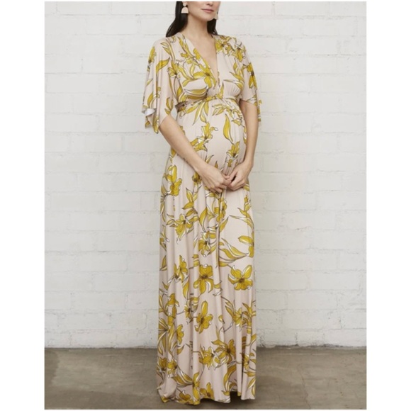 Rachel Pally Maternity Long Caftan Dress Floral Size XS - Picture 1 of 7